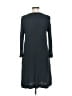 Gap Solid Black Gray Casual Dress Size M - photo 2