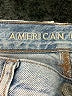 American Eagle Outfitters 100% Cotton Color Block Blue Jeans Size 00 - photo 7