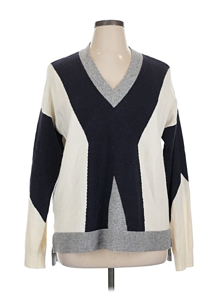 Pre-owned Ann Taylor Pullover Sweater In Blue
