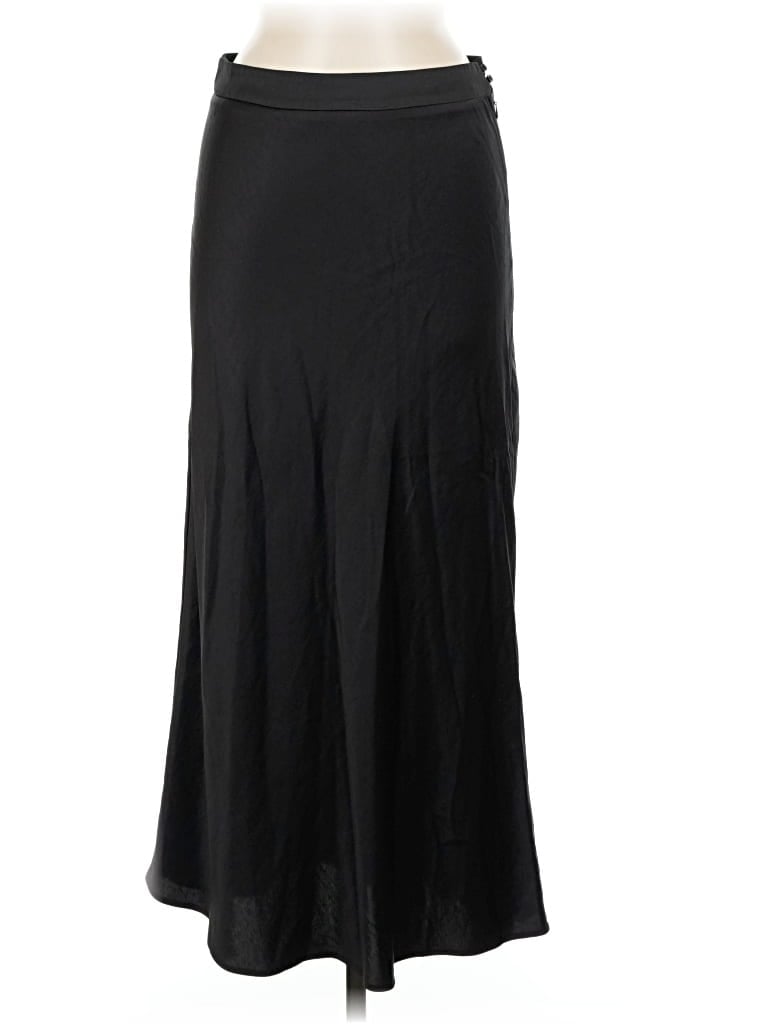 Pre-owned Something Navy Formal Skirt In Black
