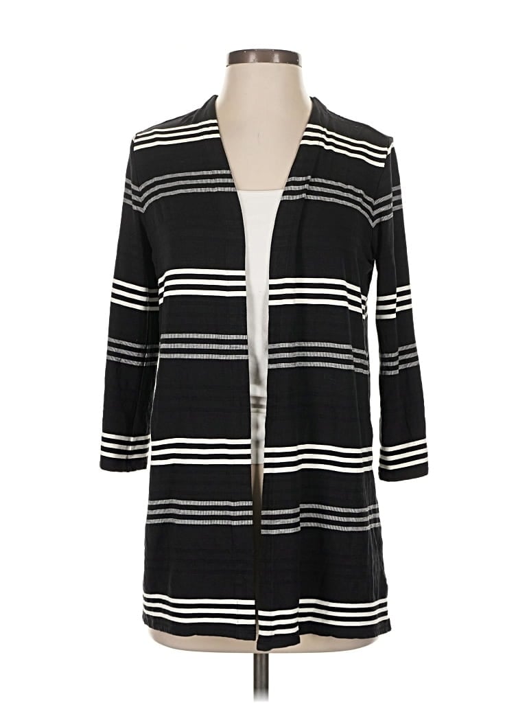 Pre-owned Jjill Cardigan Sweater In Black