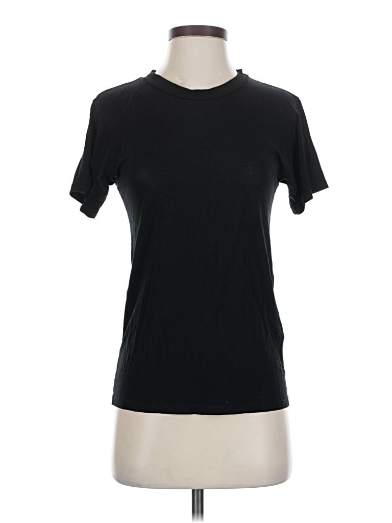 Pre-owned Reformation Short Sleeve T-shirt In Black