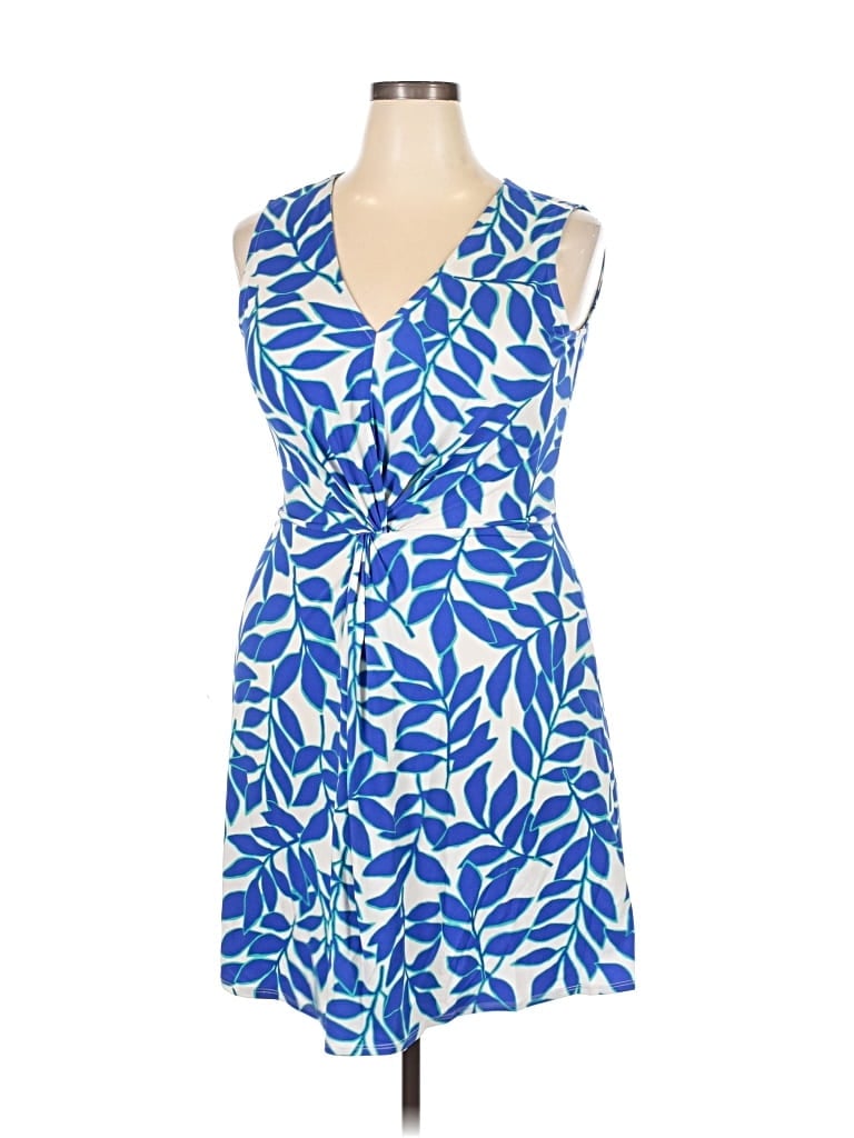 Pre-owned Leota Casual Dress In Blue