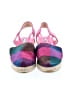 Sesto Color Block Purple Pink Wedges Size 7 - photo 2