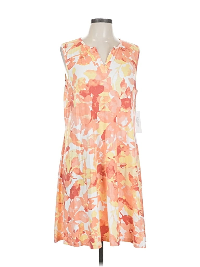 Pre-owned Chico's Casual Dress In Orange