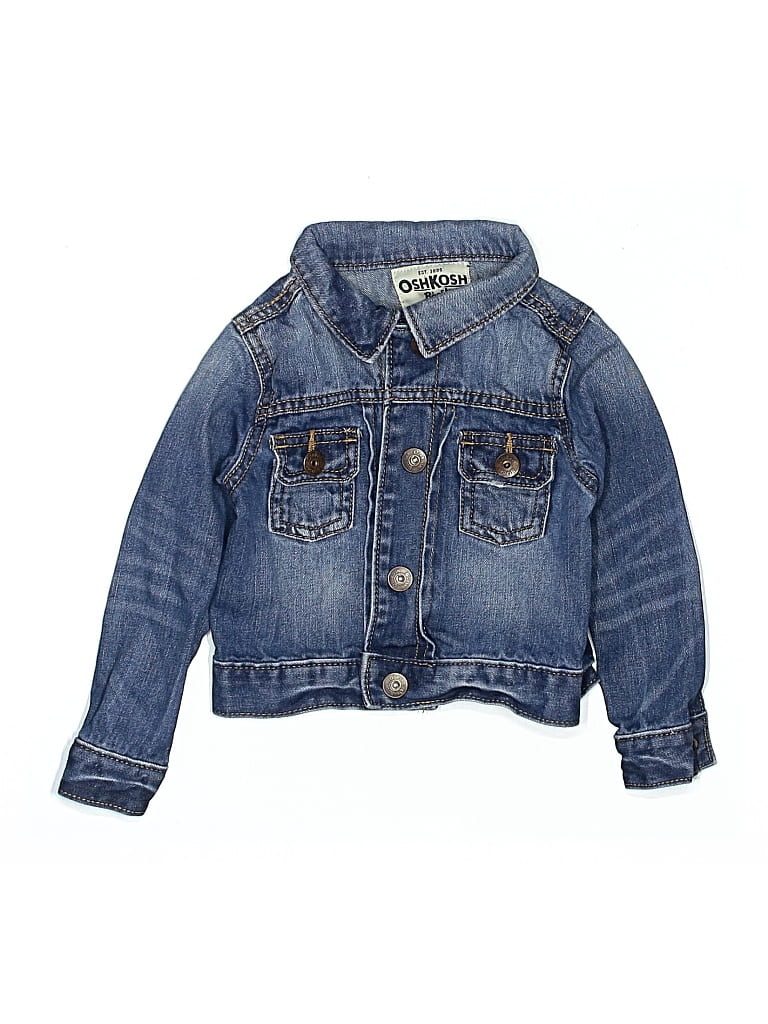 Pre-owned Oshkosh B'gosh Kids' Denim Jacket In Blue