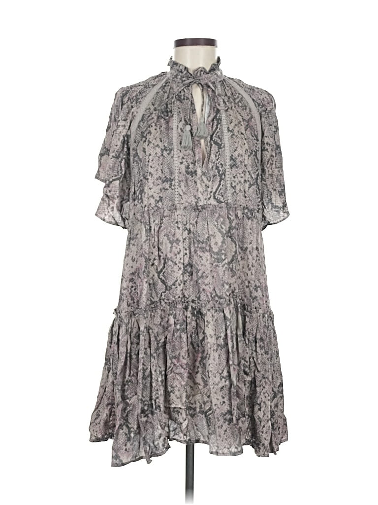 Pre-owned Karlie Casual Dress In Gray