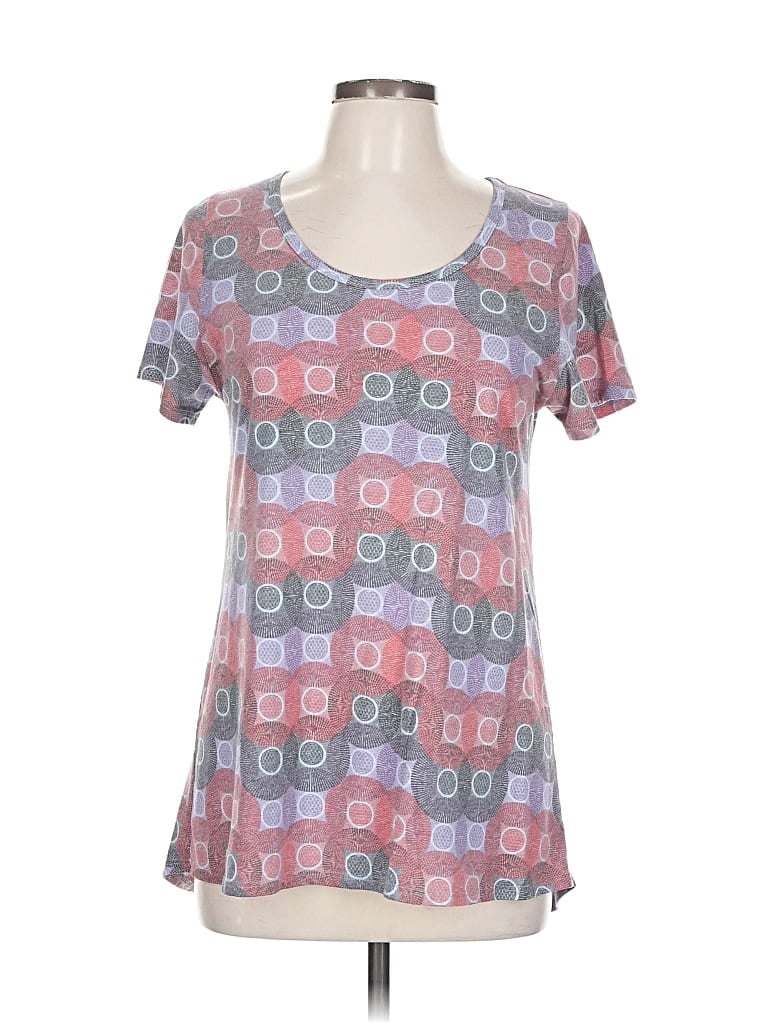 Pre-owned Lularoe Short Sleeve T-shirt In Gray