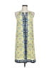 Max Studio Print Yellow Casual Dress Size M - photo 1