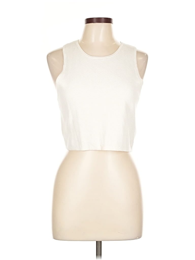 Pre-owned Elizabeth And James Sleeveless T-shirt In White