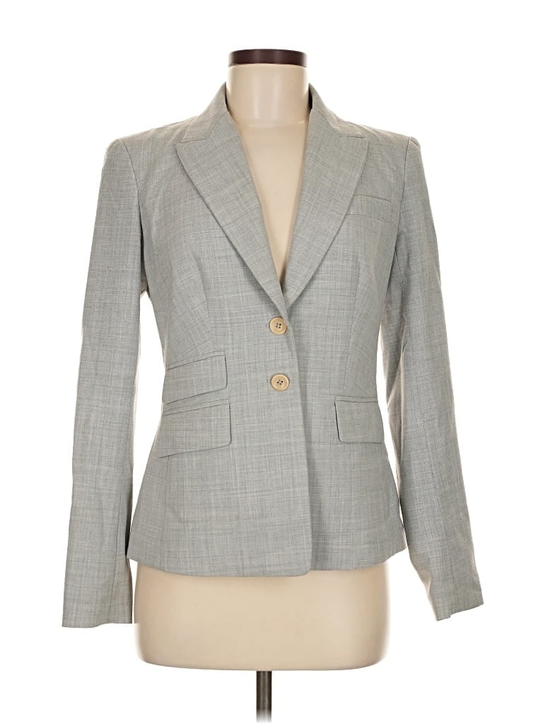 Pre-owned Body By Victoria Blazer Jacket In Gray