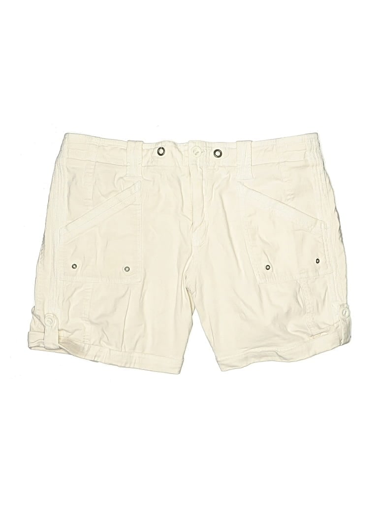 Pre-owned Z.cavaricci Cargo Shorts In White