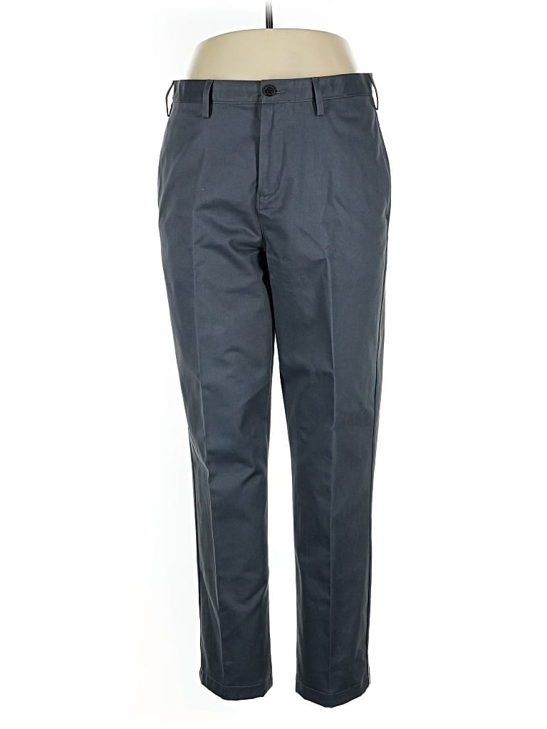 Pre-owned Lands' End Dress Pants In Blue