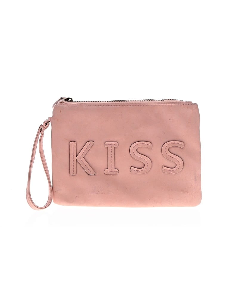 Pre-owned Under One Sky Wristlet In Pink