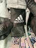 Adidas Silver Pullover Hoodie Size M - photo 6