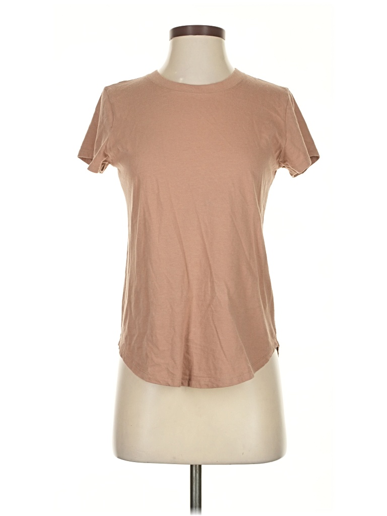 Pre-owned Abercrombie & Fitch Short Sleeve T-shirt In Brown