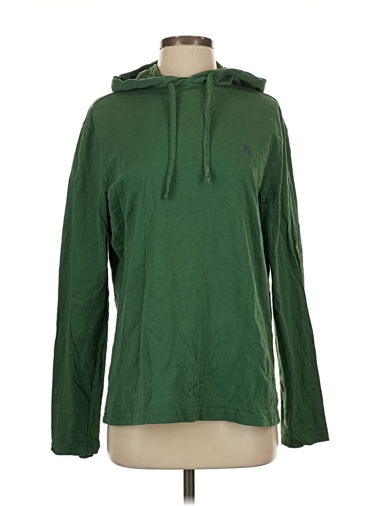 Pre-owned Polo By Ralph Lauren Pullover Hoodie In Green