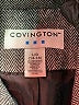 Covington Tweed Gray Blazer Size L - photo 6