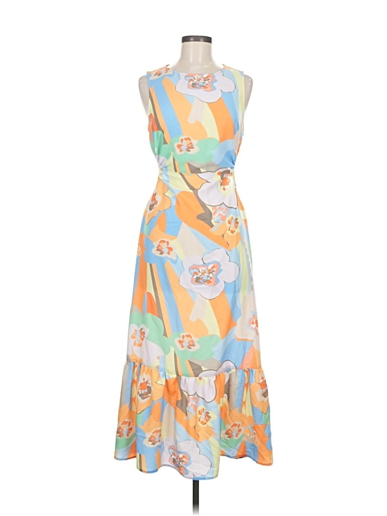 Pre-owned Astr Casual Dress In Orange