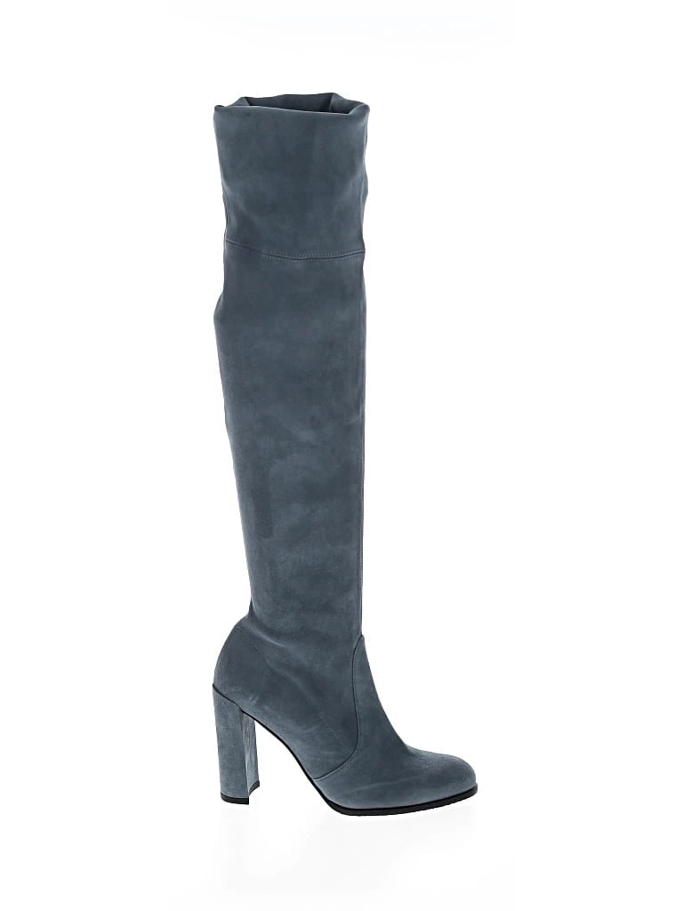 Pre-owned Stuart Weitzman Boots In Blue