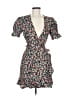 Lioness 100% Polyester Floral Black Cocktail Dress Size M - photo 1