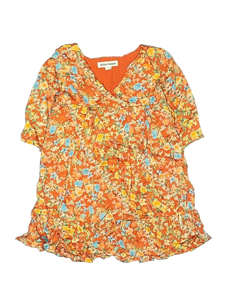 Pre-owned Roller Rabbit Kids' Dress In Orange