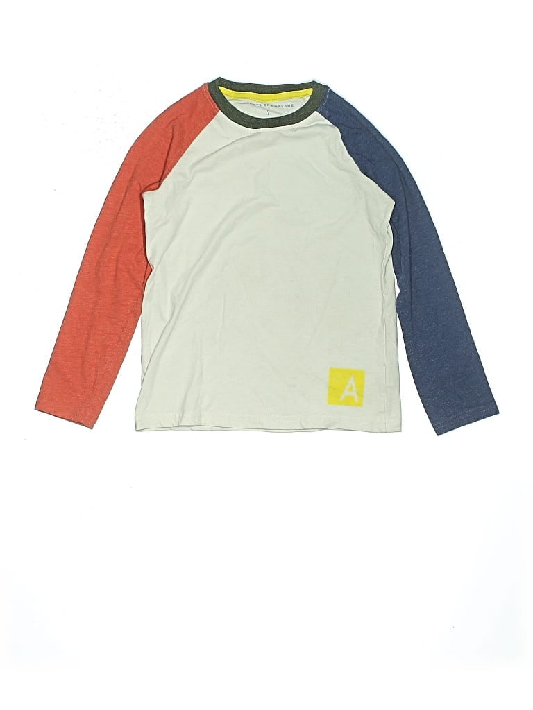 Pre-owned Rockets Of Awesome Kids' 3/4 Sleeve T-shirt In Green