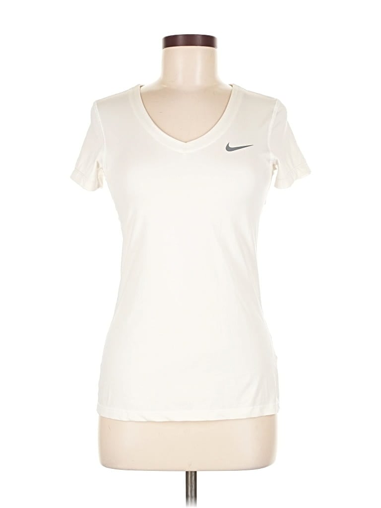 Pre-owned Nike Active T-shirt In White