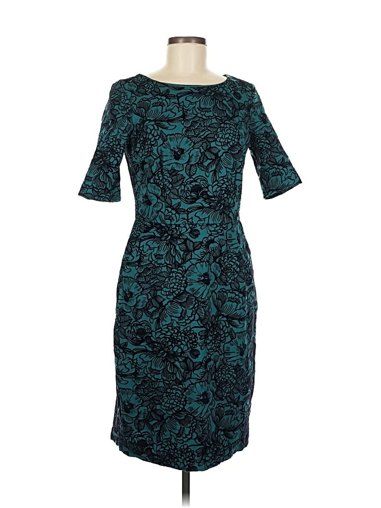 Pre-owned Lands' End Cocktail Dress In Blue
