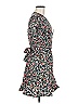 Lioness 100% Polyester Floral Black Cocktail Dress Size M - photo 4