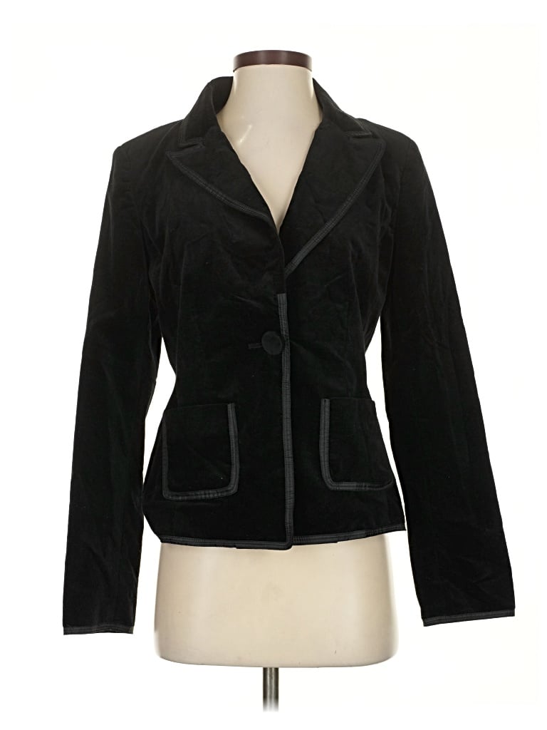 Pre-owned Ann Taylor Factory Blazer Jacket In Black