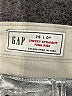 Gap 100% Polyester Metallic Silver Jeans Size 0 - photo 4