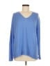 Cortland Park 100% Cashmere Blue Cashmere Pullover Sweater Size M - photo 1