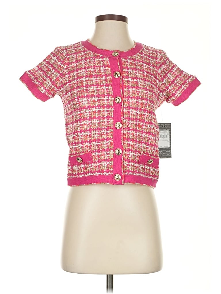 Guess By Marciano Cardigan Sweater In Pink