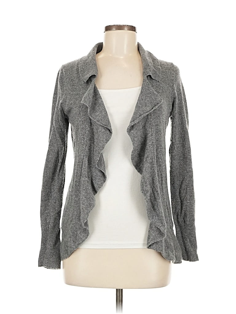 Pre-owned Banana Republic Cardigan Sweater In Gray
