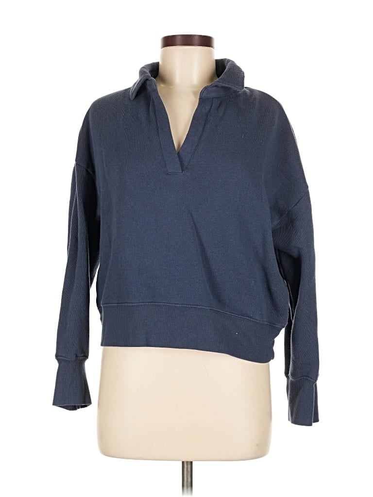 Pre-owned Z Supply Pullover Sweater In Blue