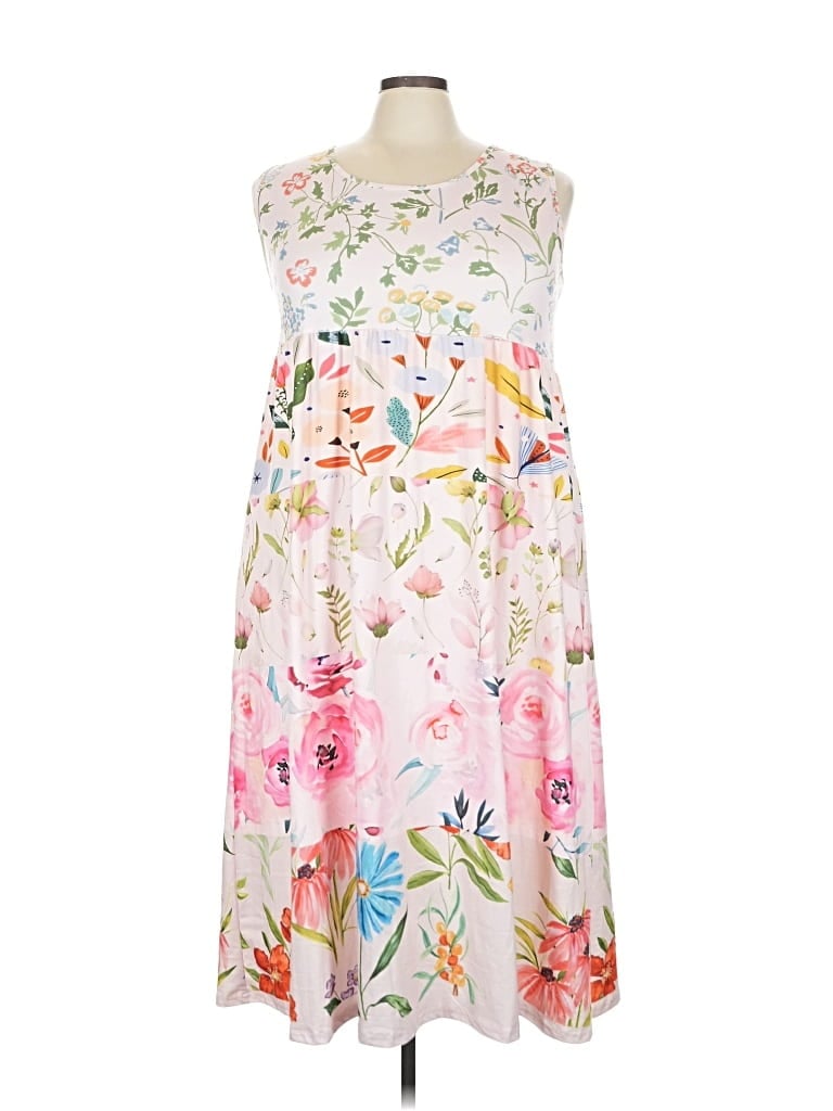 Pre-owned Unbranded Cocktail Dress In White