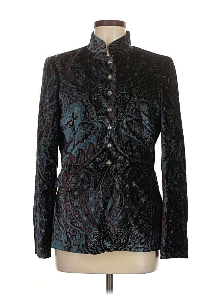 Pre-owned Ellen Tracy Blazer Jacket In Black