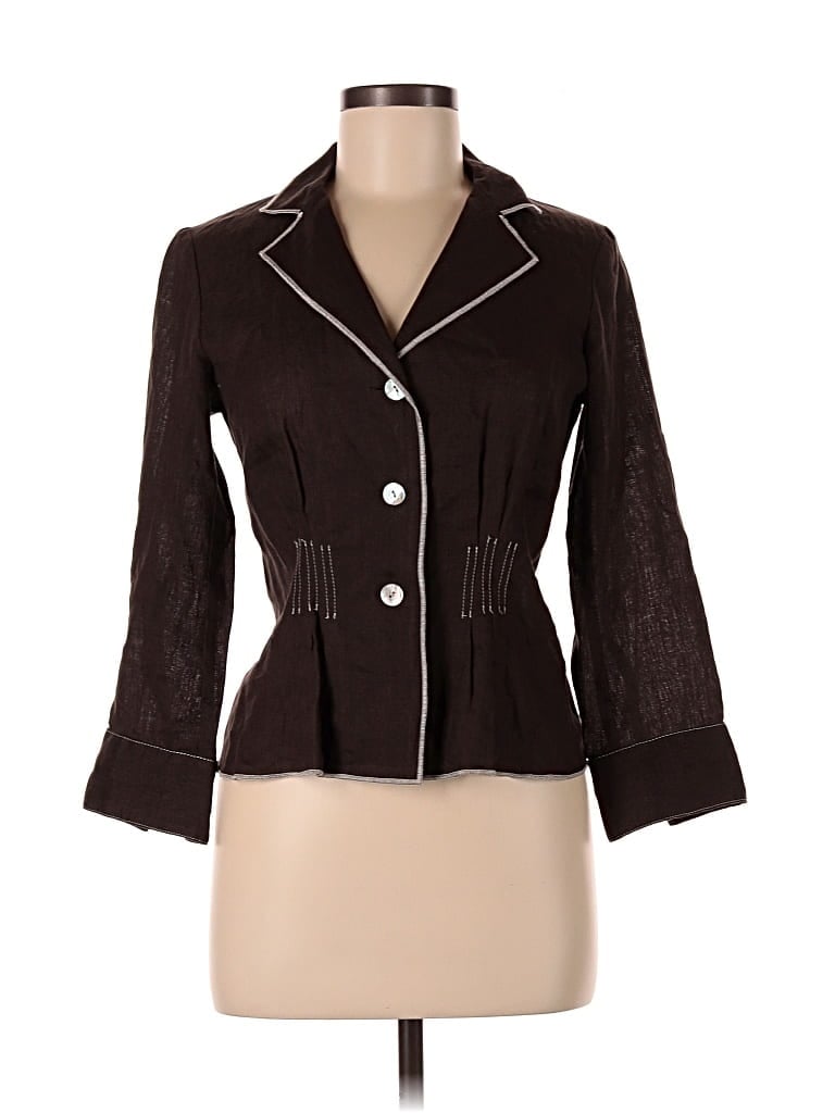 Pre-owned Gerard Darel Blazer Jacket In Brown
