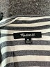 Madewell 100% Viscose Stripes Silver Short Sleeve Button-Down Shirt Size XS - photo 7