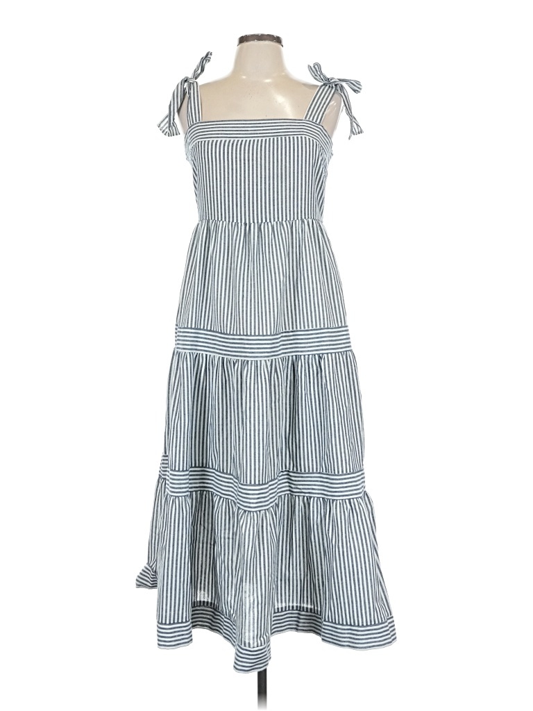 Pre-owned Blu Pepper Casual Dress In Blue