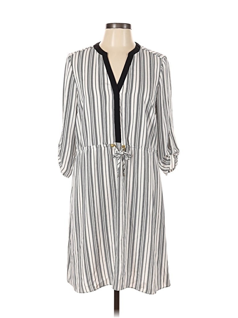 Pre-owned H&m Casual Dress In Gray