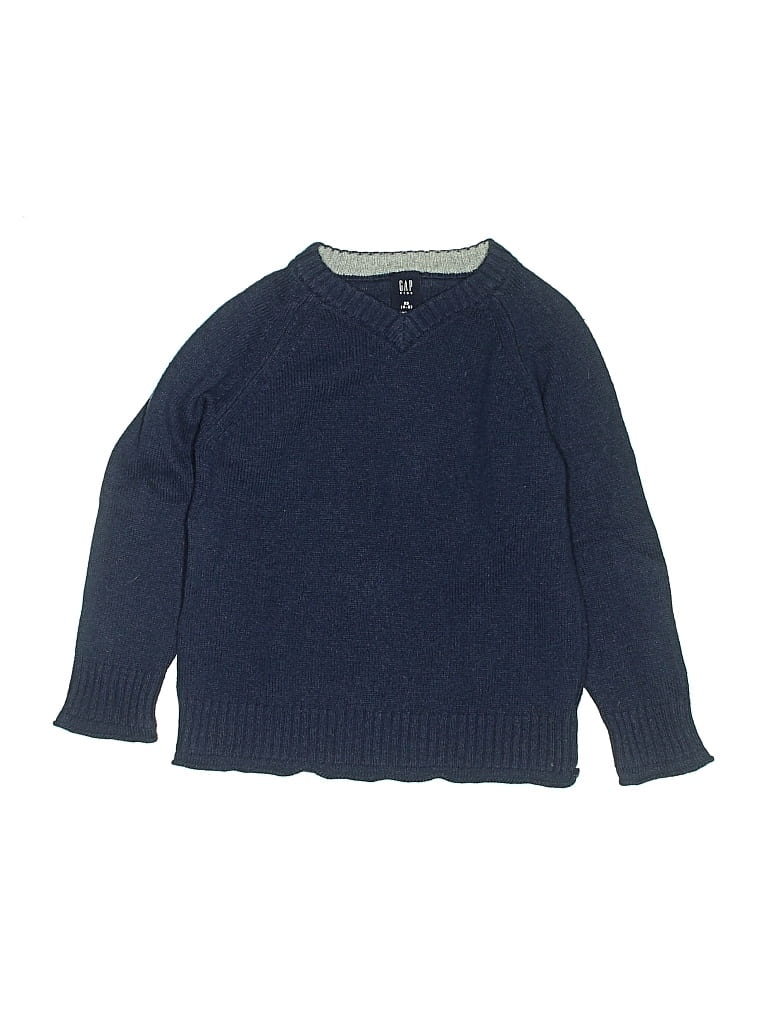 Pre-owned Gap Kids' Pullover Sweater In Blue