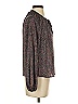 Evereve 100% Polyester Gray Long Sleeve Blouse Size S - photo 4