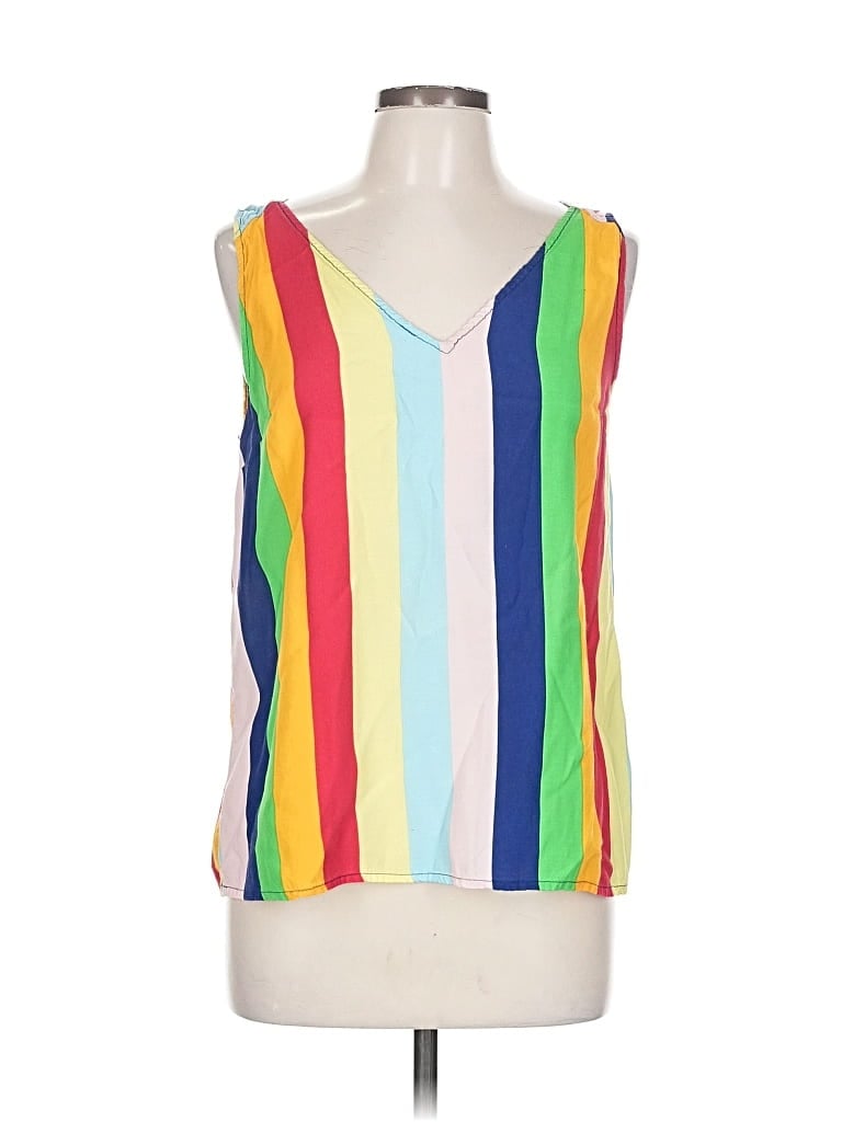 Pre-owned Modcloth Sleeveless T-shirt In Yellow
