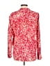 Gerard Darel 100% Silk Animal Print Red Long Sleeve Silk Top Size 10 (42) - photo 2