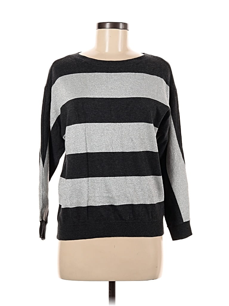 Pre-owned Liz Claiborne Pullover Sweater In Black