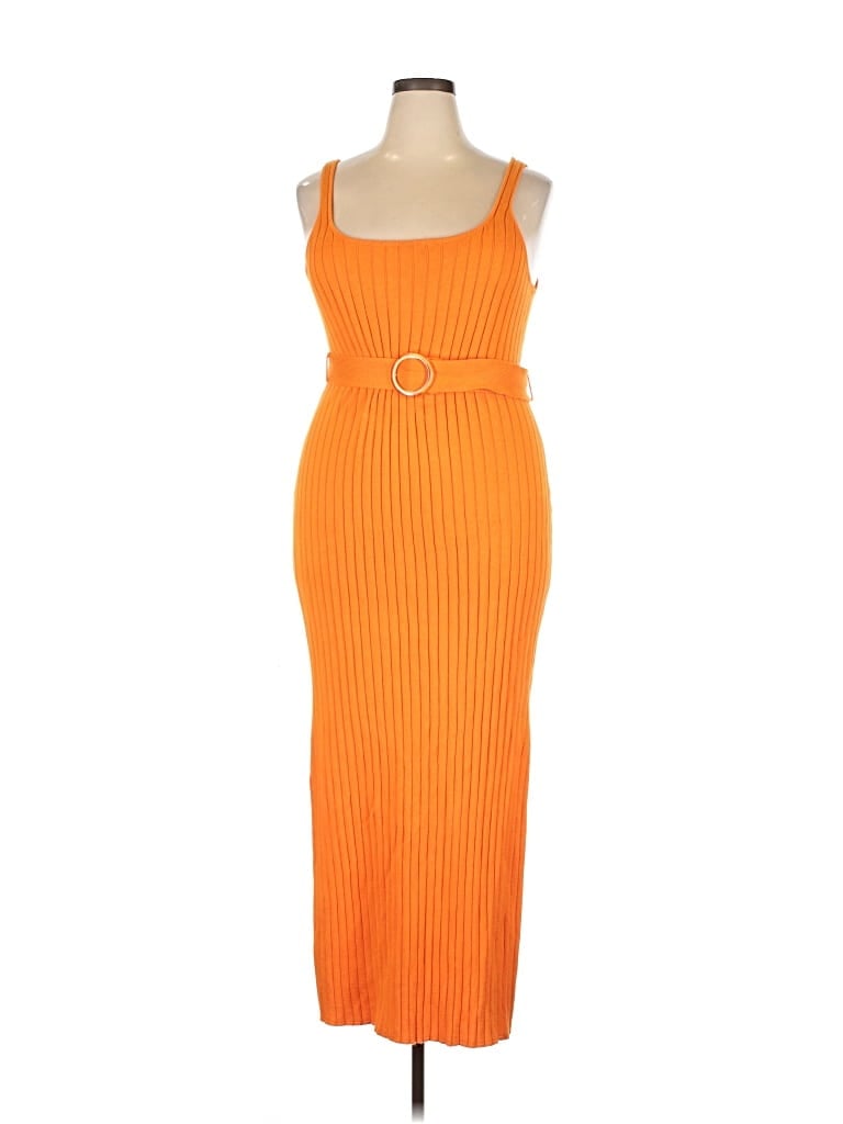 Pre-owned Eloquii Casual Dress In Orange