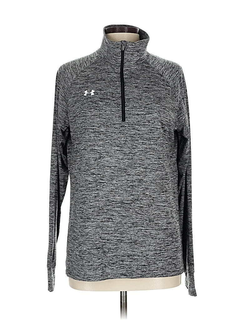 Pre-owned Under Armour Pullover Sweater In Gray