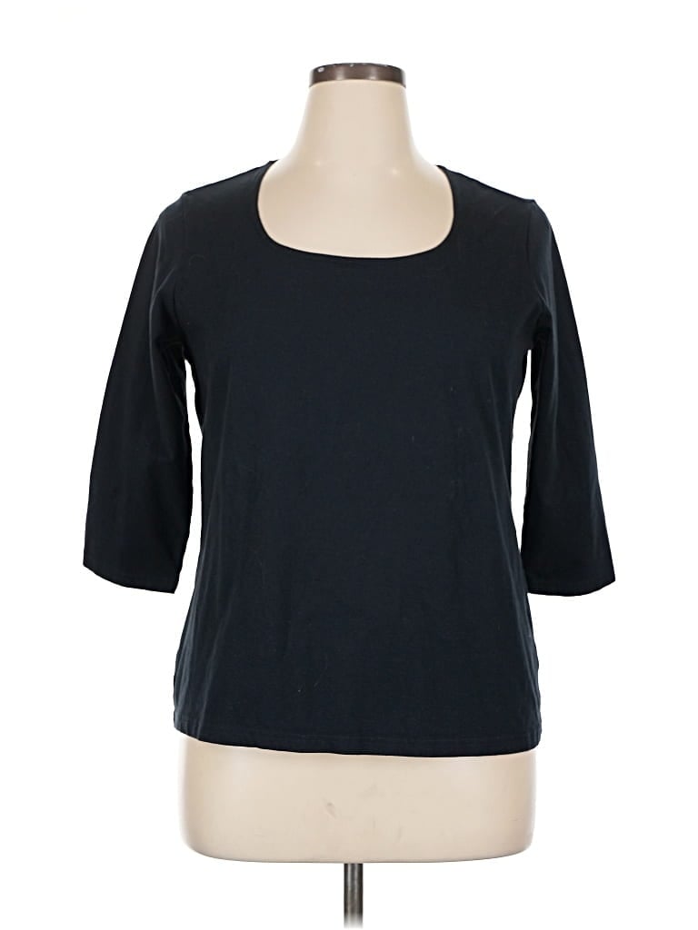 JULES & LEOPOLD Pre-owned 3/4 Sleeve T-shirt In Black